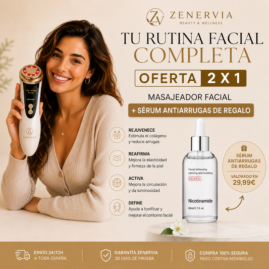 Masajeador Facial LED Zenervia