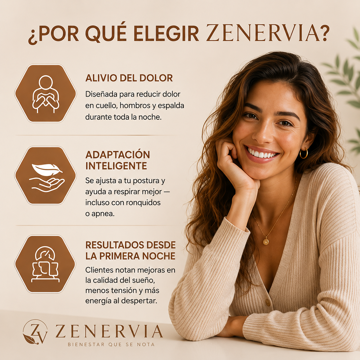 Almohada Antiestrés Zenervia