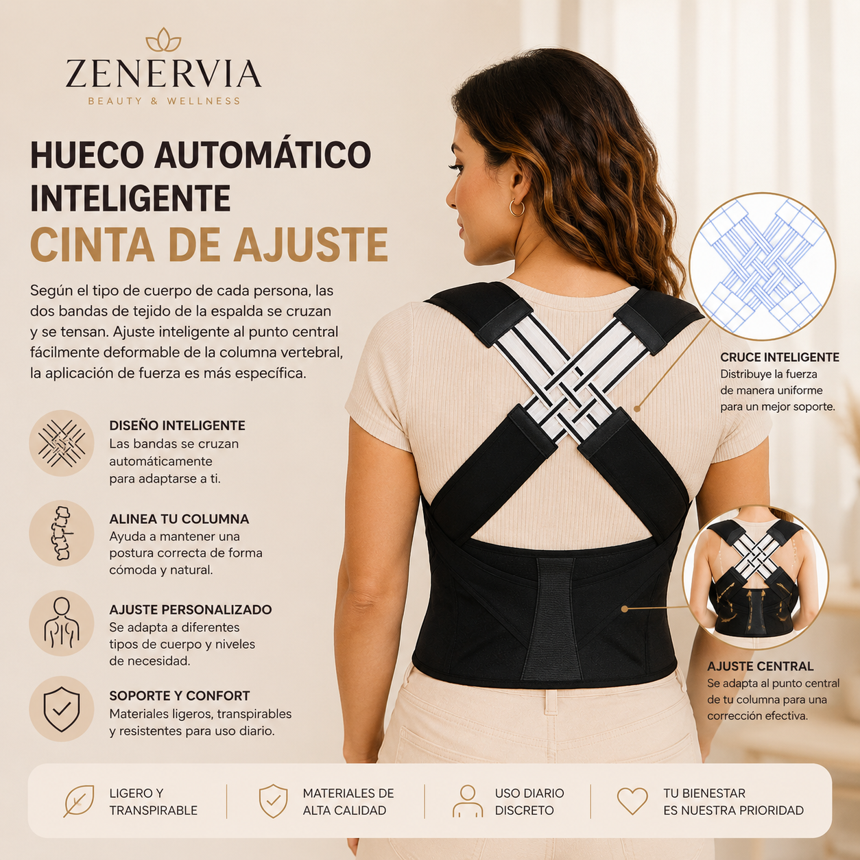 Corrector de Postura Zenervia